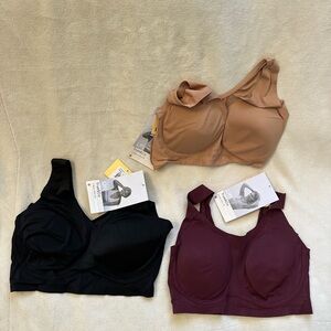 True & Co Bra lot of 3 Wire-Free Removable Pads Size M